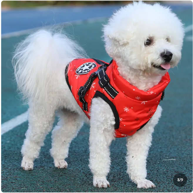 Pet Warm Dogs Cotton Coat with Thickened Fleece