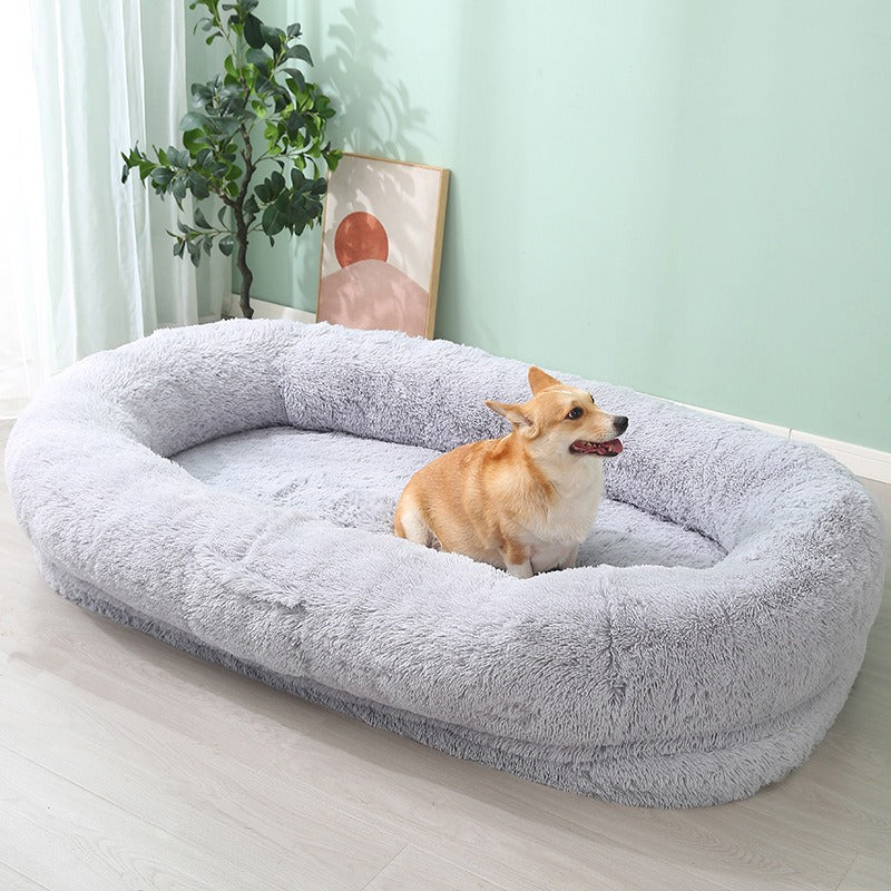 Plush Winter Warm Large Pet Bed