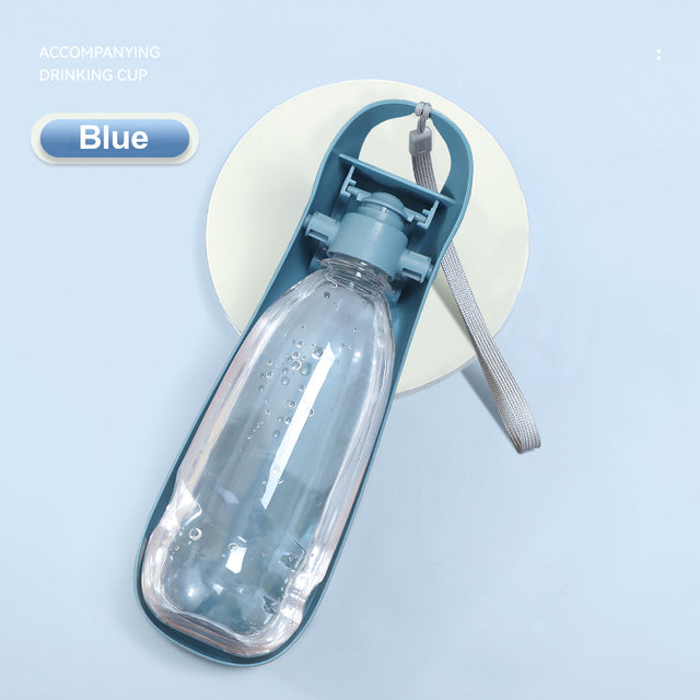 Portable Dog Water Bottle and Feeder for Walks