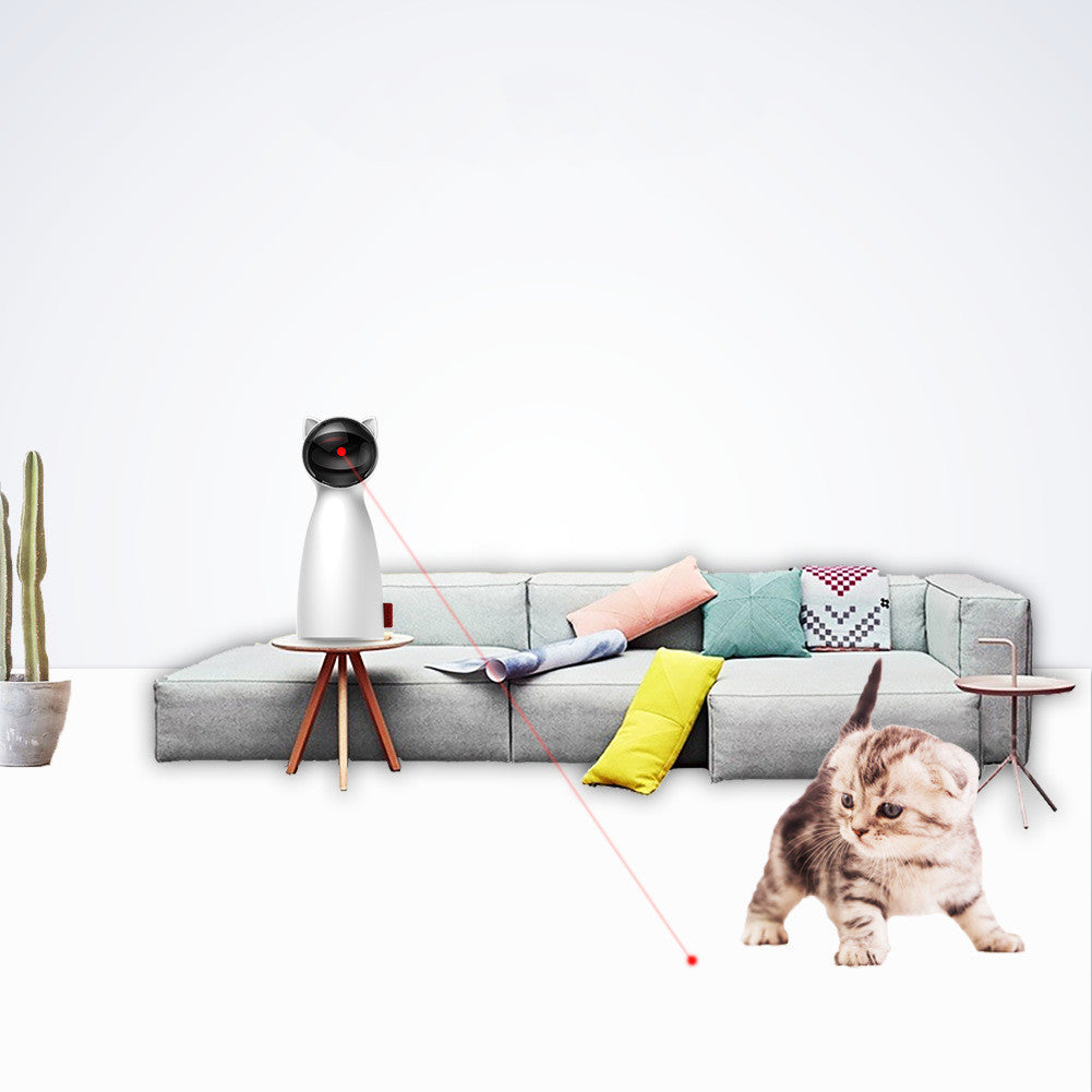 Automatic Laser Cat Toy with USB Timer and Remote