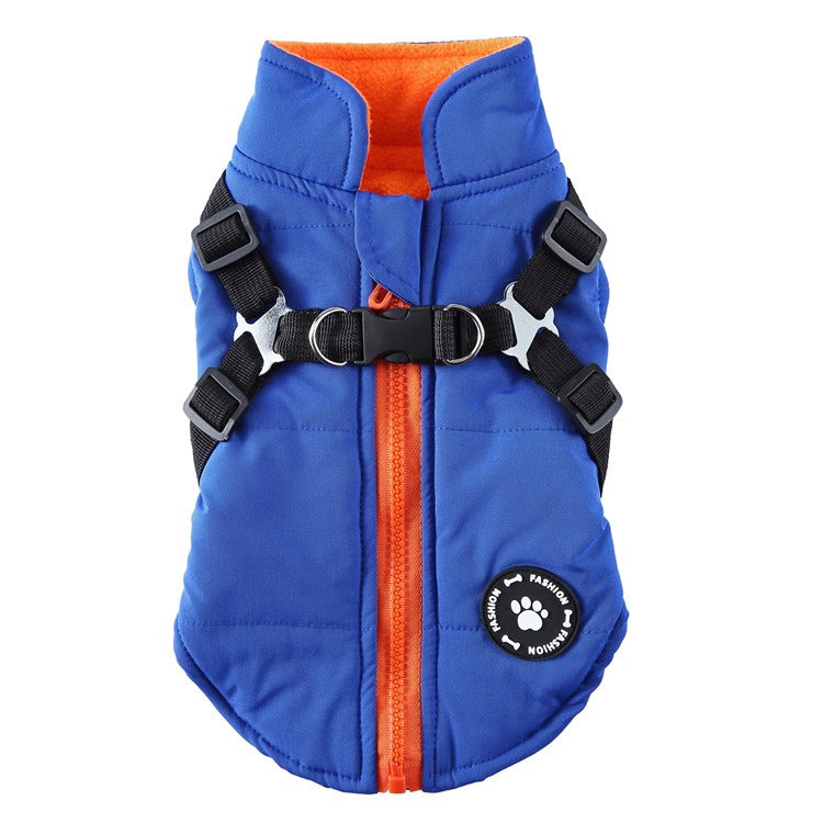 Pet Chest Strap Cotton Padded Jacket