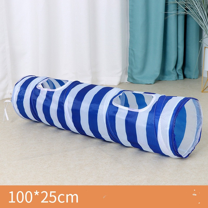 Cat Crawling Play Tunnel