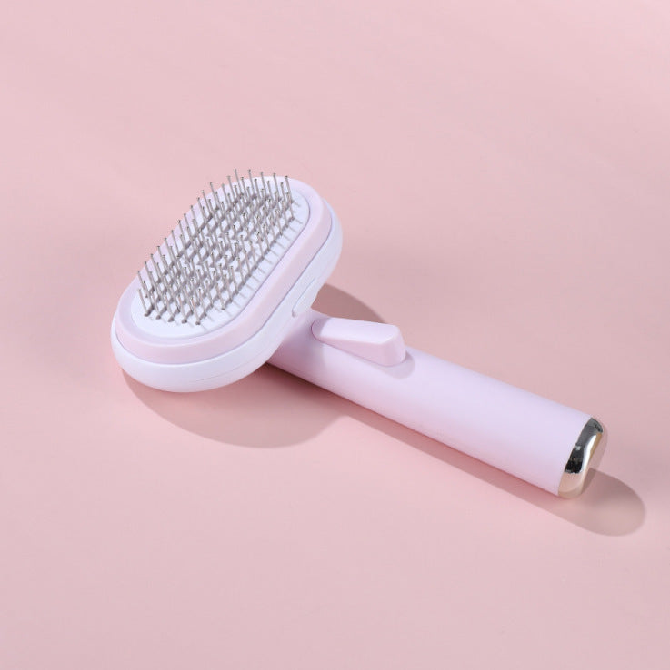 Hair Removal Steel Needle Comb and Bath Brush Combo