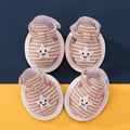 Striped Canvas Dog Summer Sandals with Soft Bottom