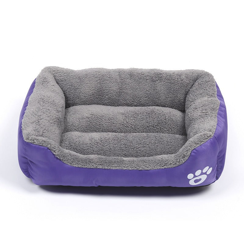 Fleece-lined Pet Cushion Mat