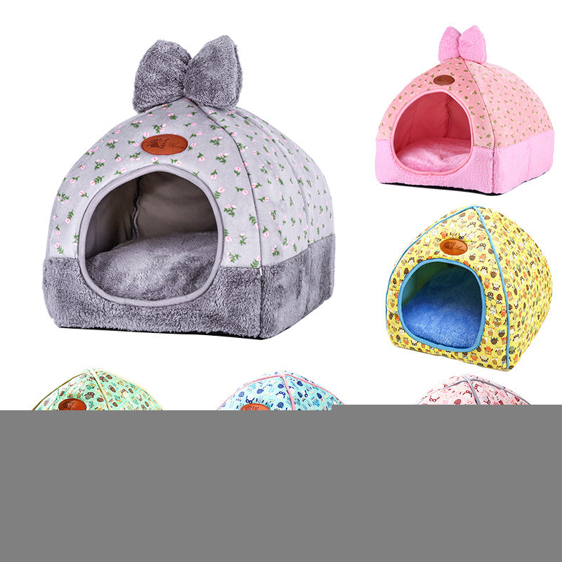 Foldable Cat Villa, Mongolian Tent Pet House