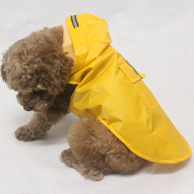 Reflective Waterproof Dog Raincoat