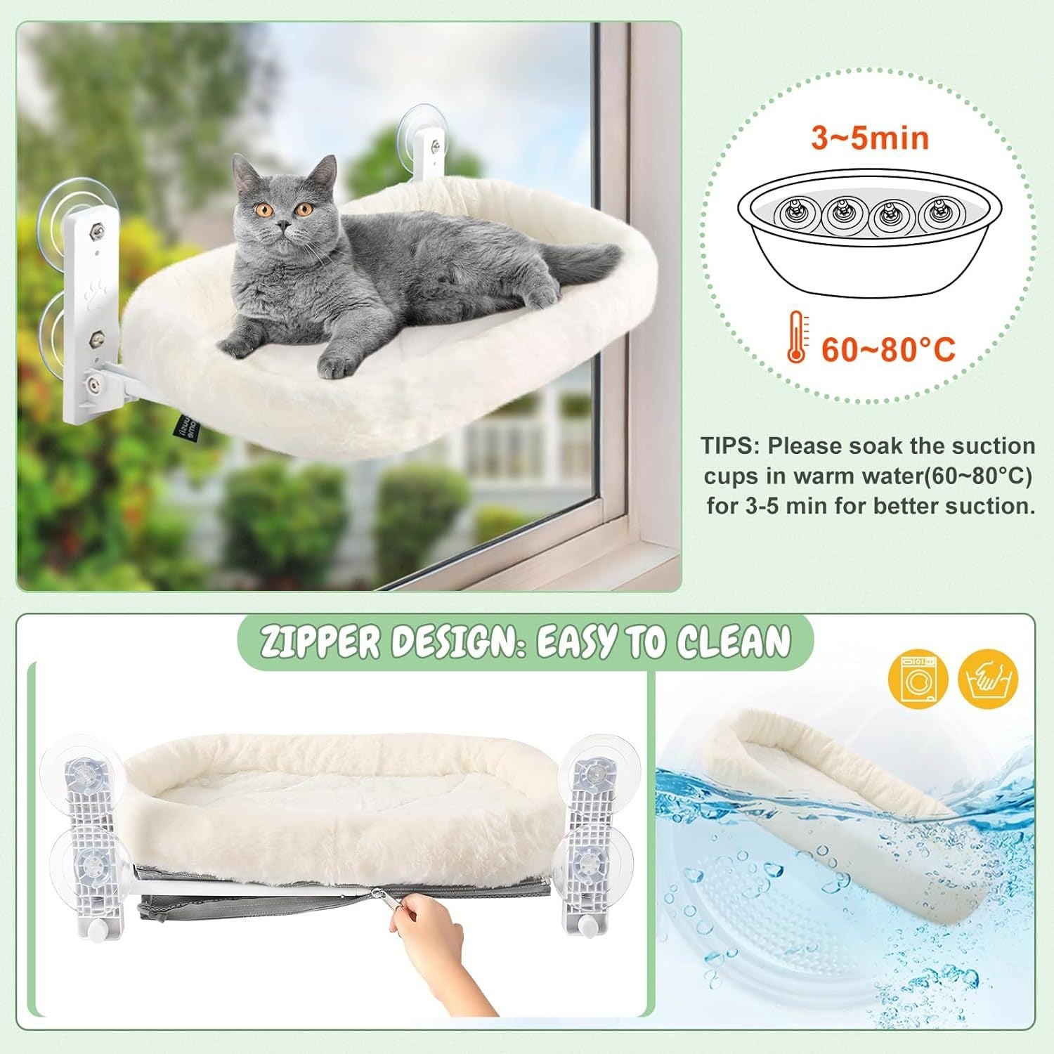 Sun Glass Hanging Sucker Cat Nest
