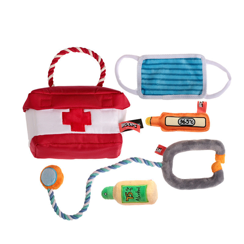 Q-Monster Plush Sound Dog Training Toy for Pets