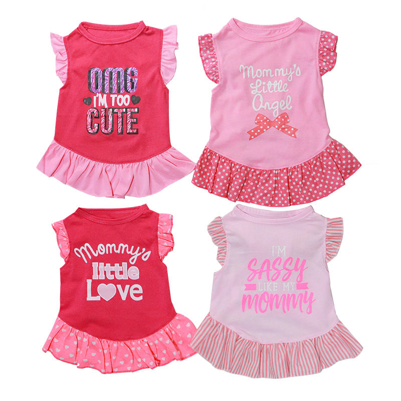 Summer Cotton Dress Set for Cats and Dogs (Small Breeds)
