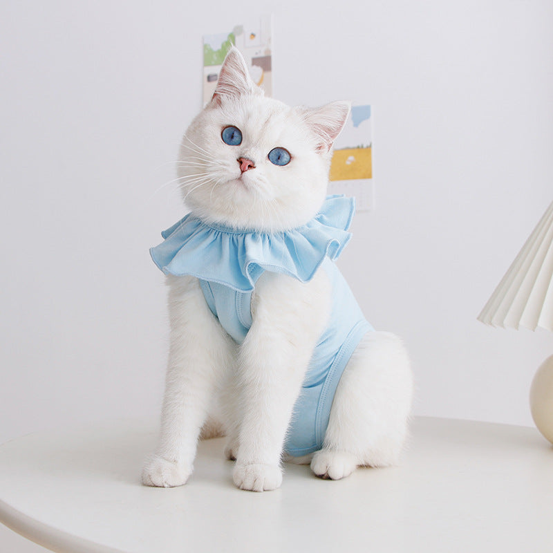 Breathable Summer Sterilization Suit for Cats