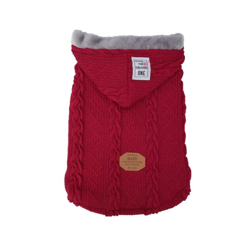 Soft Plush Thick Warm Dog Clothes for Pets
