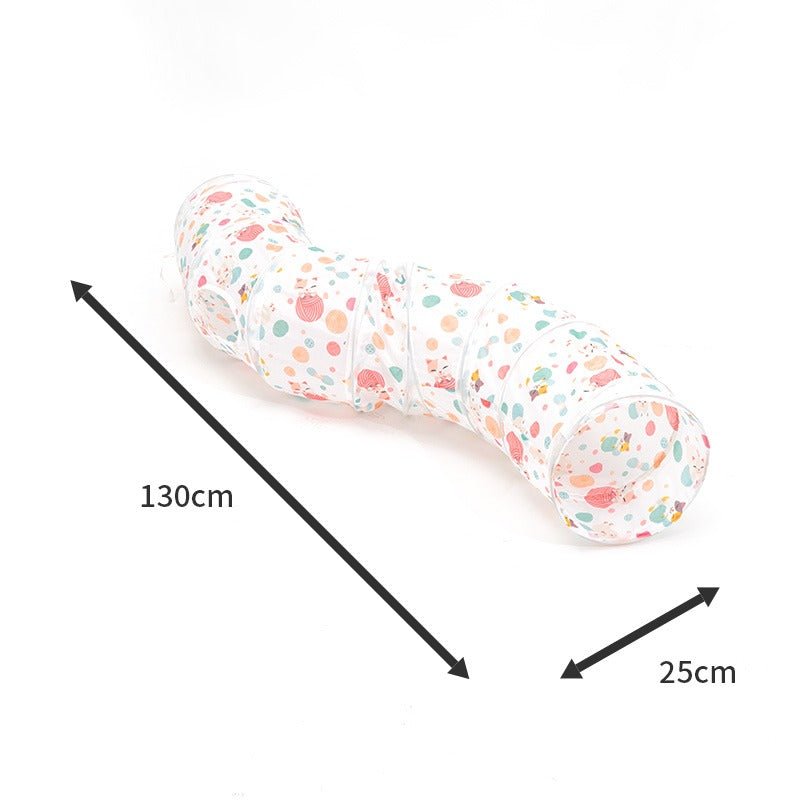 Cat Crawling Play Tunnel