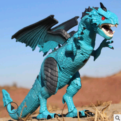 Remote Control Realistic Dinosaur Toy Set (Jurassic Theme)