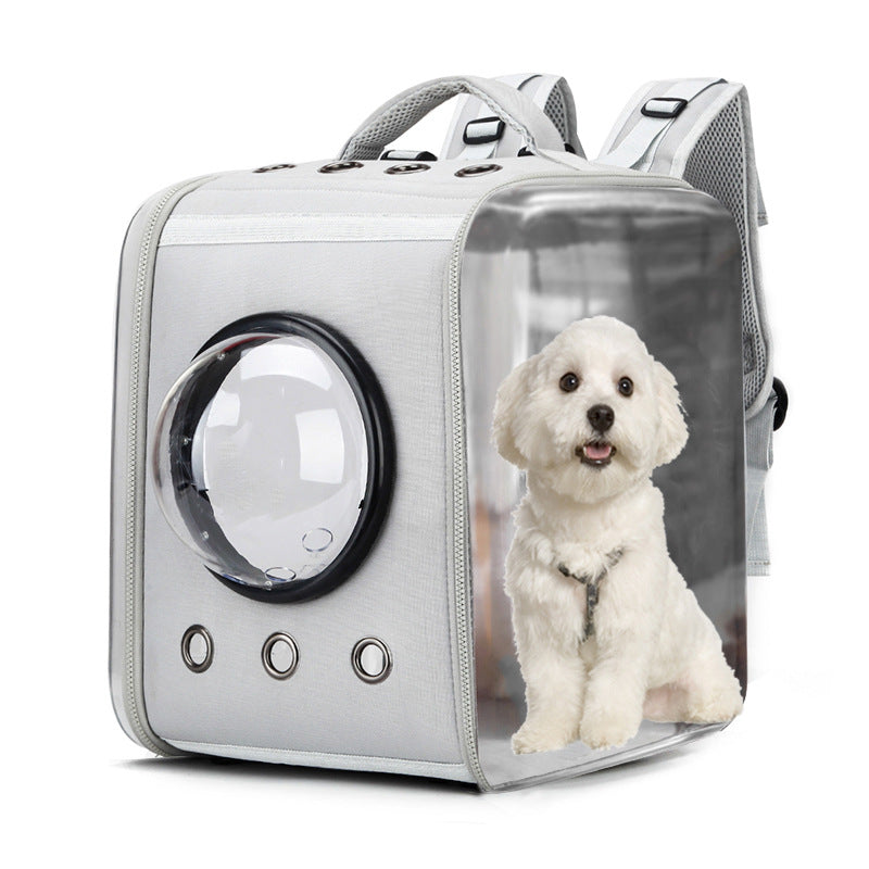 Transparent Space Capsule Cat Backpack - Foldable Eva
