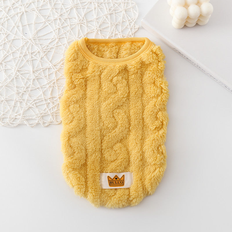 Double-Sided Fleece Cotton Vest for Dogs