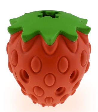 Pet Dog Bite-Resistant Strawberry Ball Toy