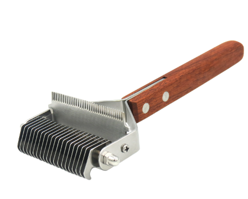 Knotted Comb for Pet Hair (One Piece)
