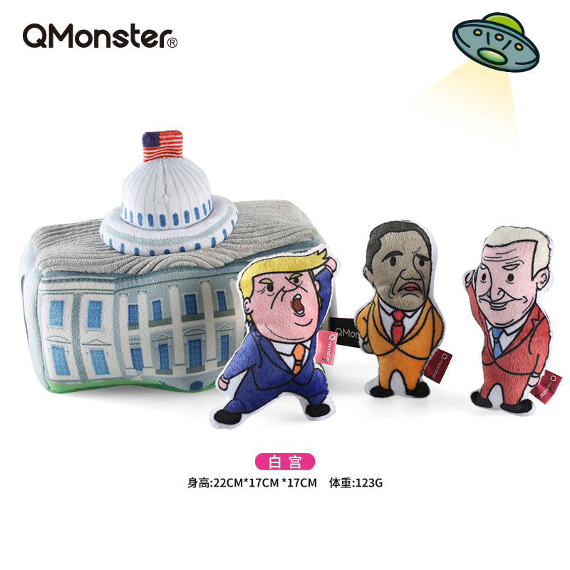 Qmonster Durable Chew Dog Training Toy Family
