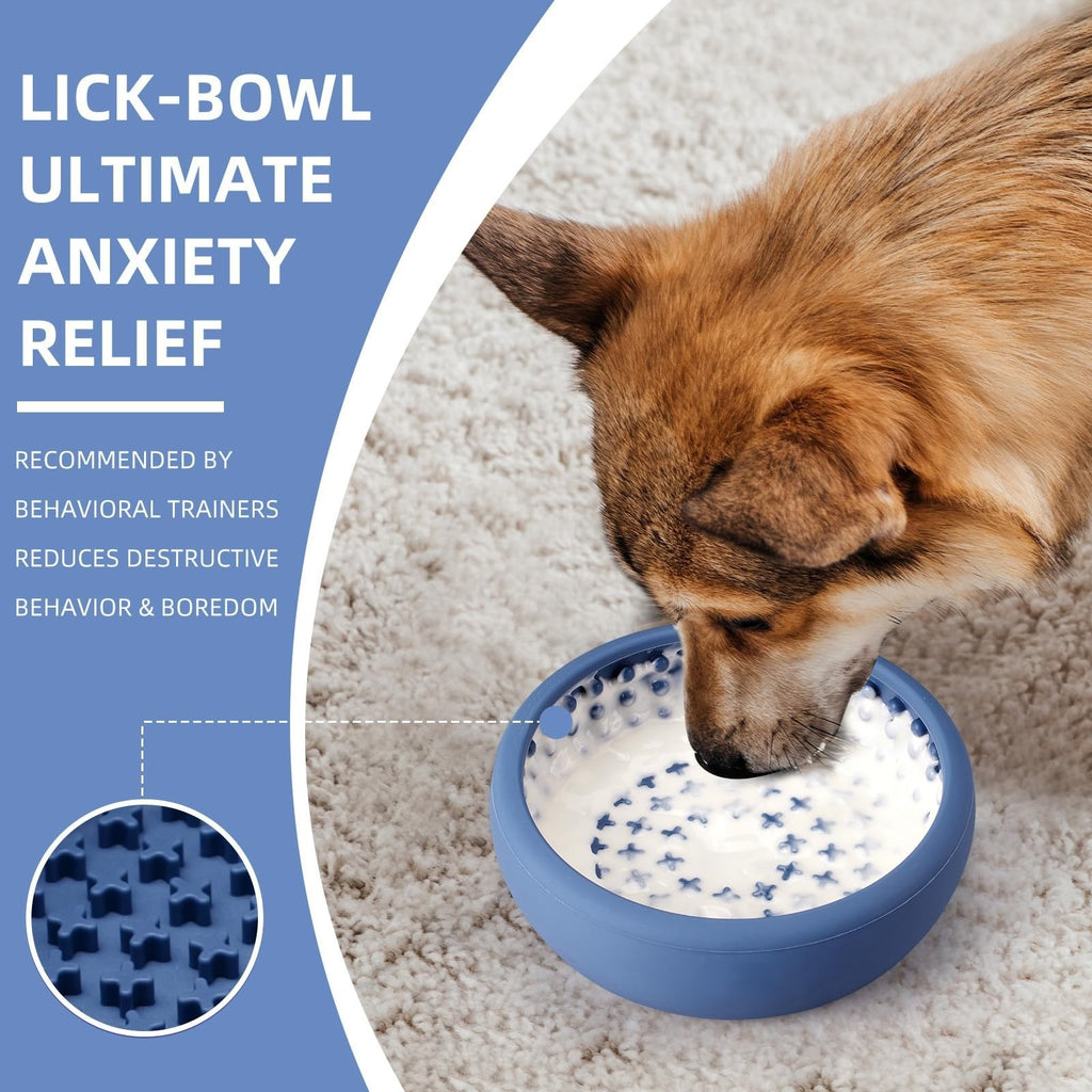 Anti-slip Frozen Licking Bowl for Pets