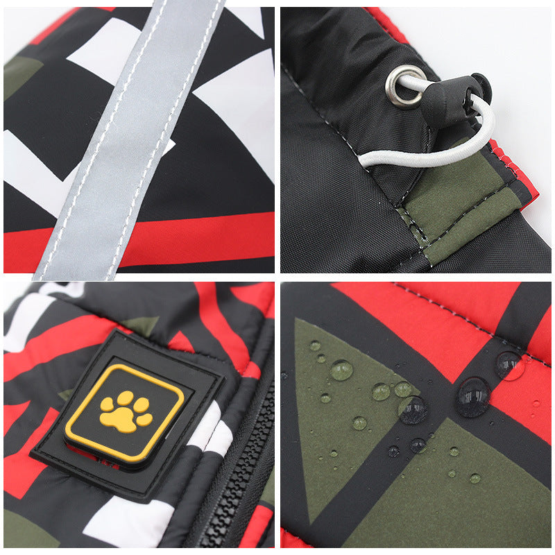 Mesh Dog Coat, Teddy Cotton Vest for Winter Wear