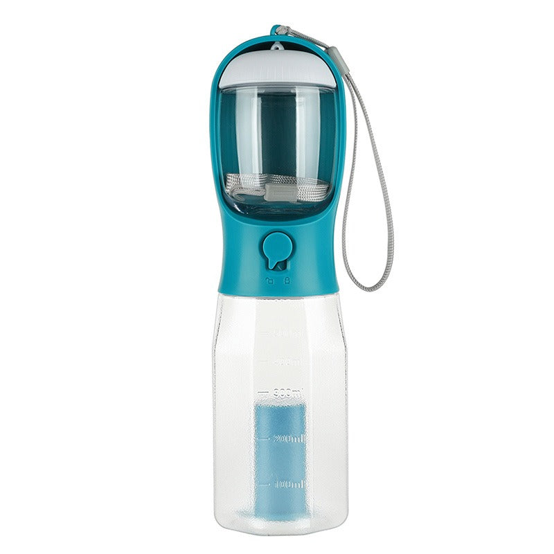 3-in-1 Dog Travel Water Bottle with Waste Bag & Filter