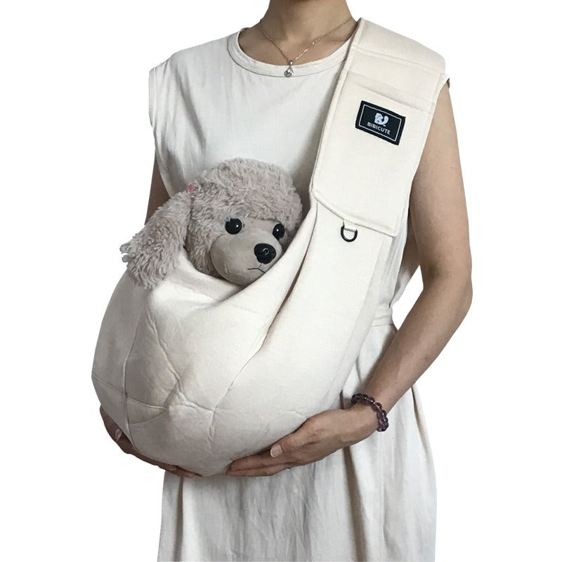 Stylish Compact Pet Shoulder & Crossbody Backpack