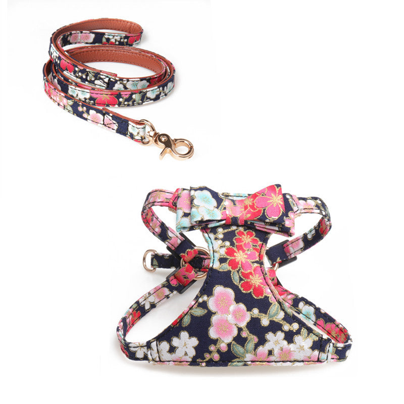 Japanese Cat Traction Rope with Chest Strap
