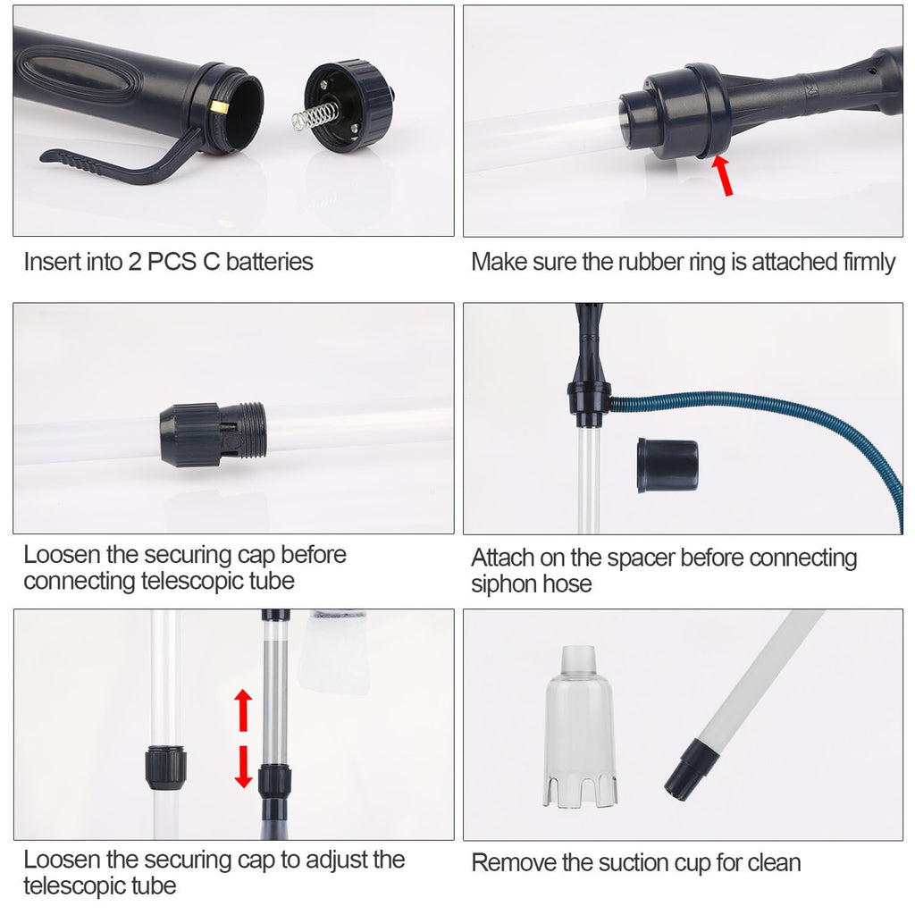 Battery Aquarium Gravel Cleaner