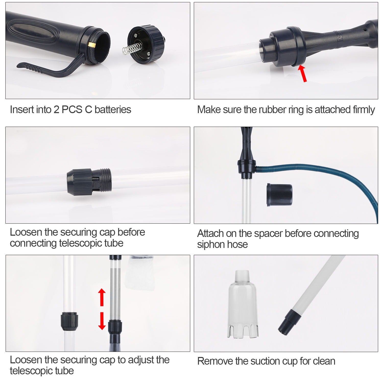 Battery Aquarium Gravel Cleaner