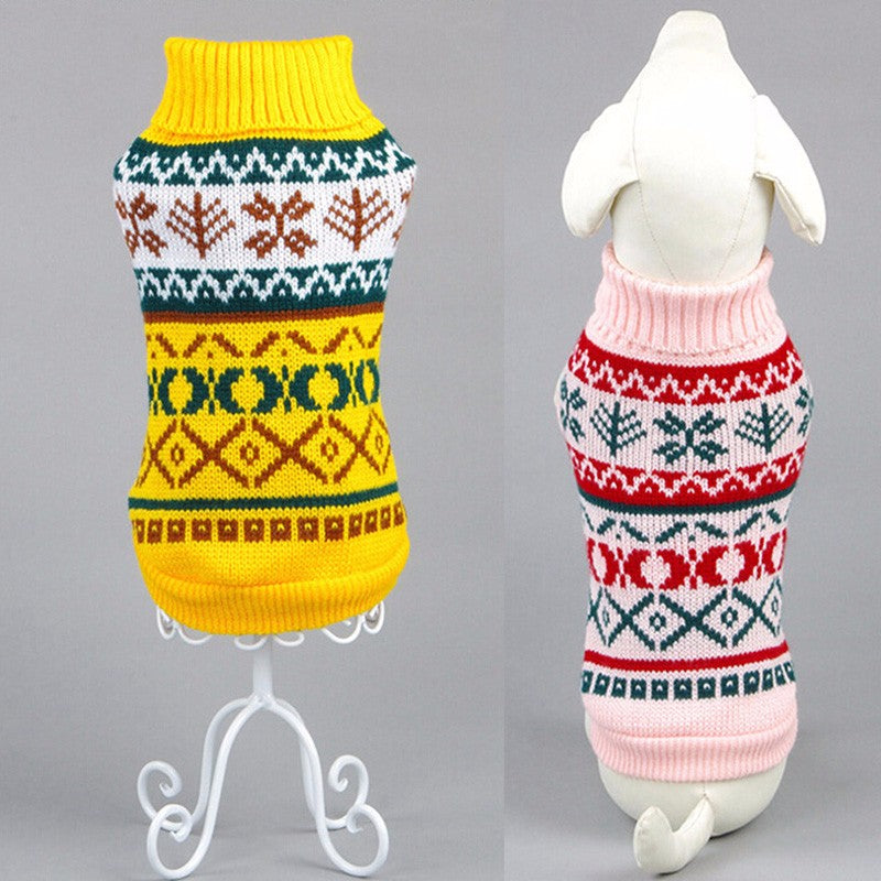 Knitted Sweater for Pets and Dogs