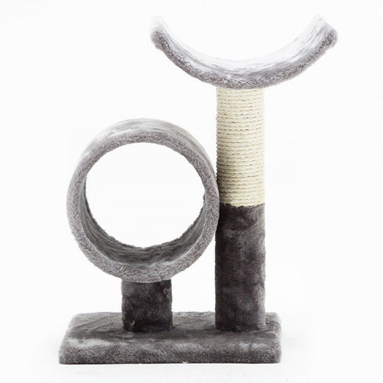 Cat Scratching Post with Plush Tube and Easy Board