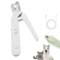 2-in-1 Pet Nail Trimmer and Clipper with Light