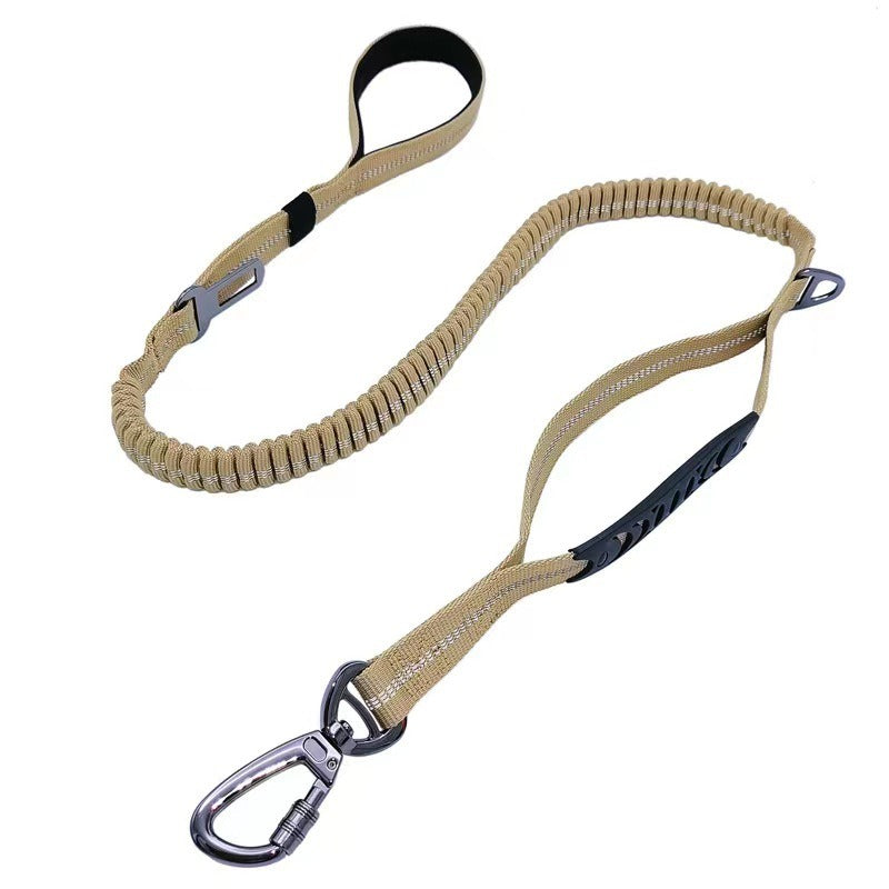 Retractable Reflective Dog Leash with Padded Handle