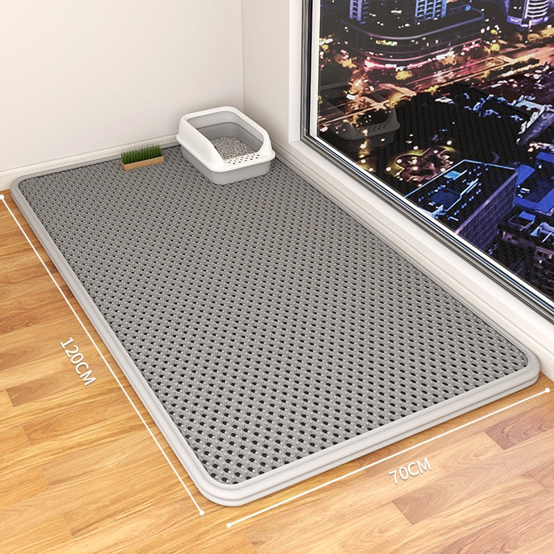Double Layer Waterproof Cat Litter Mat