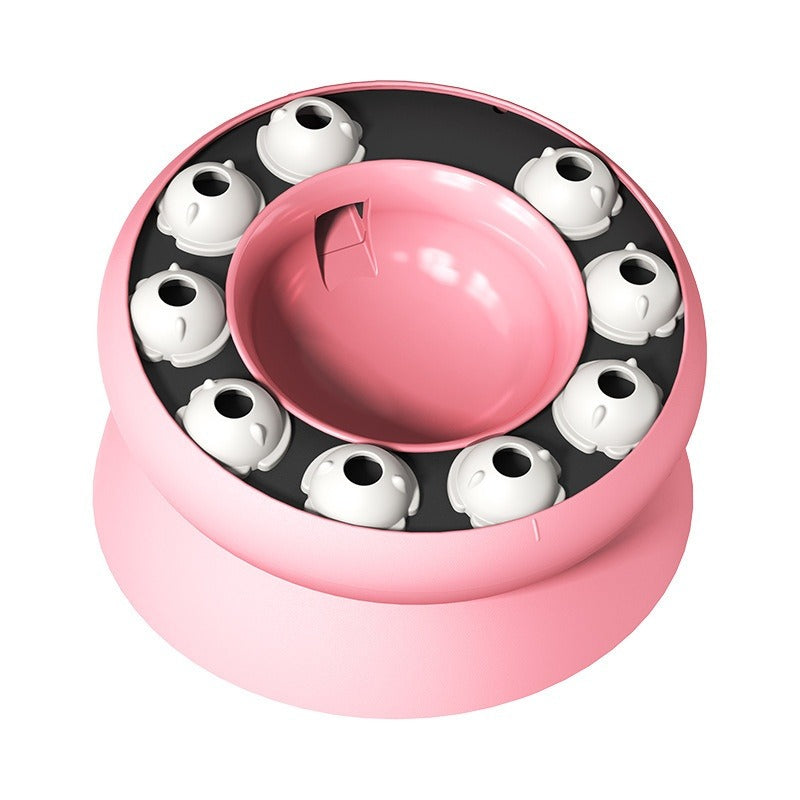 Rotating Food Leakage Cat Bowl Puzzle Toy
