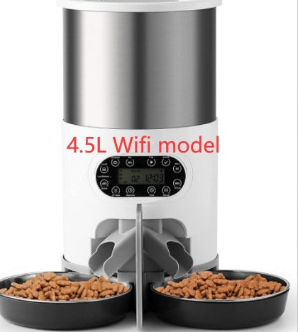 Automatic Pet Feeder with Dual Meal Options