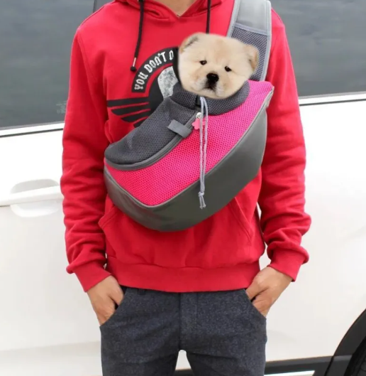 Mesh Pet Sling Carrier Bag
