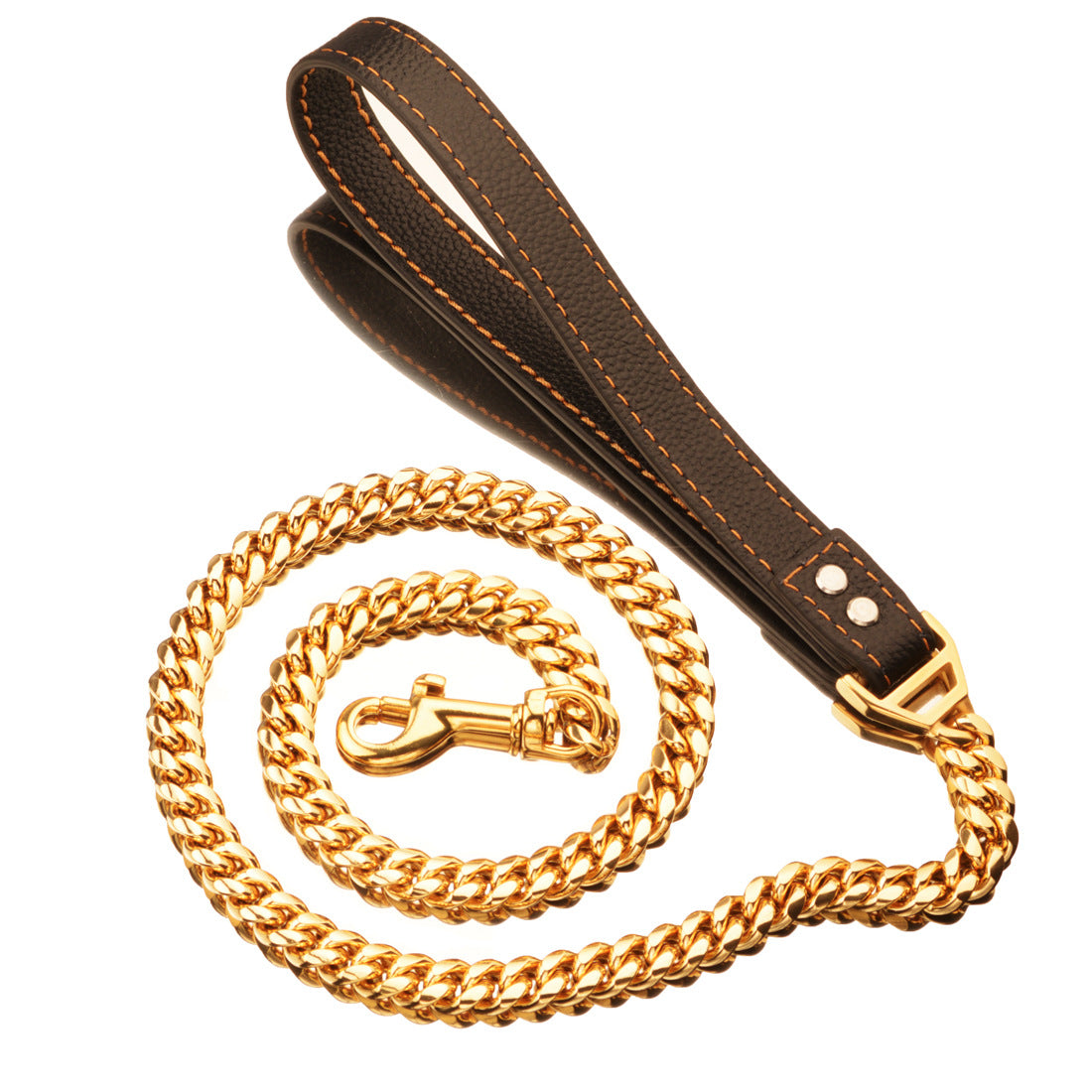Stainless Steel Cuban Chain for Dog Walking Training