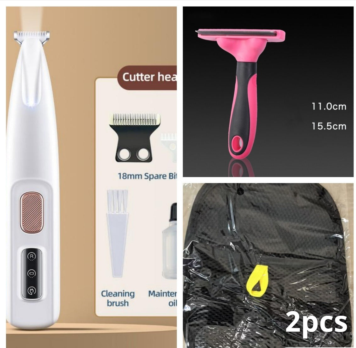 Waterproof Pet Grooming Trimmer