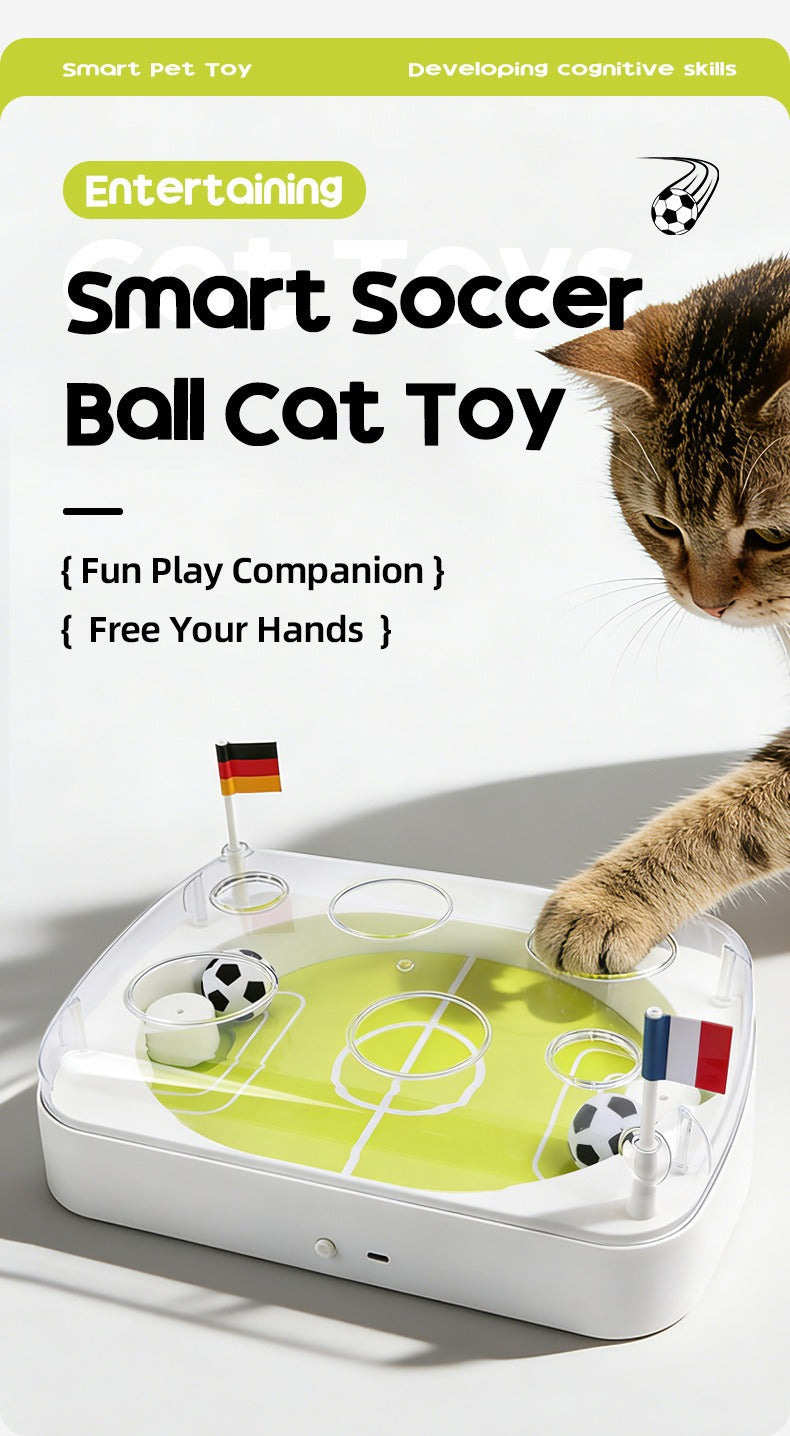 Cat Soccer Field Interactive Motion Cat Toy