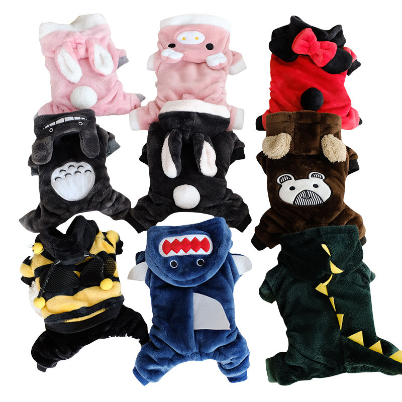 Thick Winter Clothes for Small Dogs and Cats