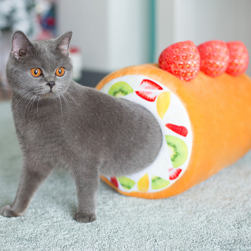 Cat and Dog Mat - Cake Roll Cat Bed