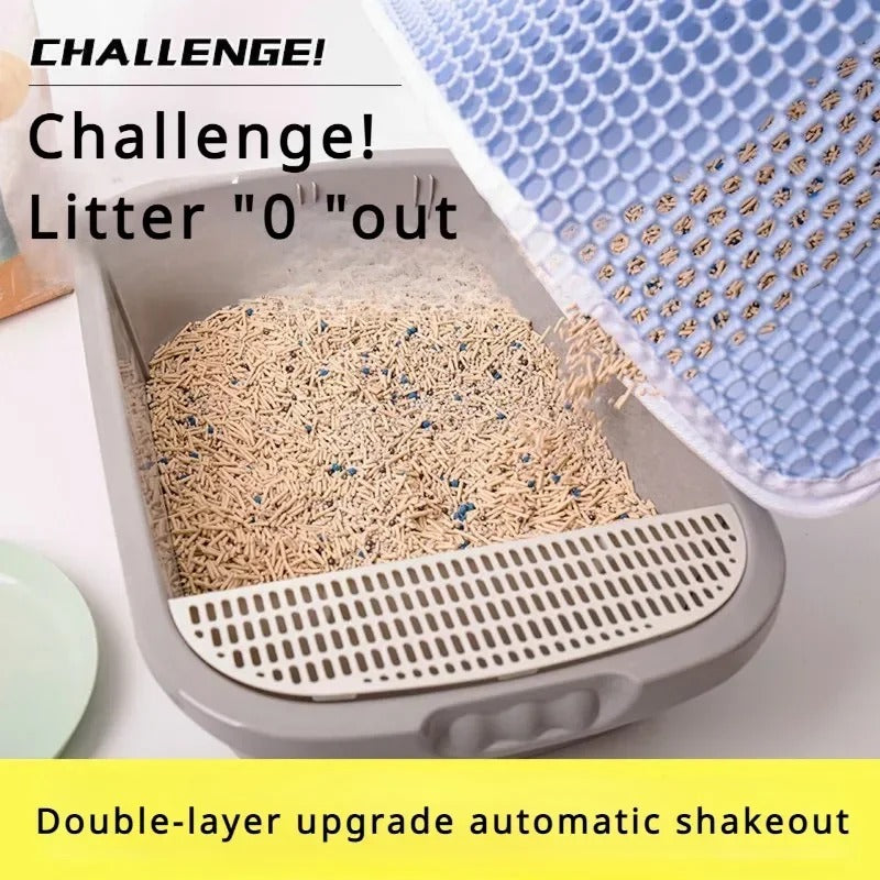 Double Layer Waterproof Cat Litter Mat