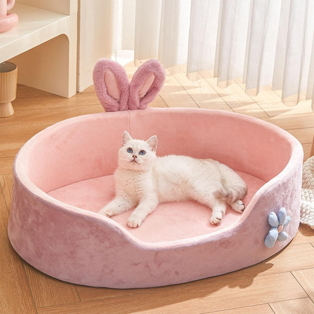 Princess Pink Pet Bed Detachable Washable