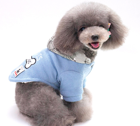 Thickened Hooded Padded Pet Clothing