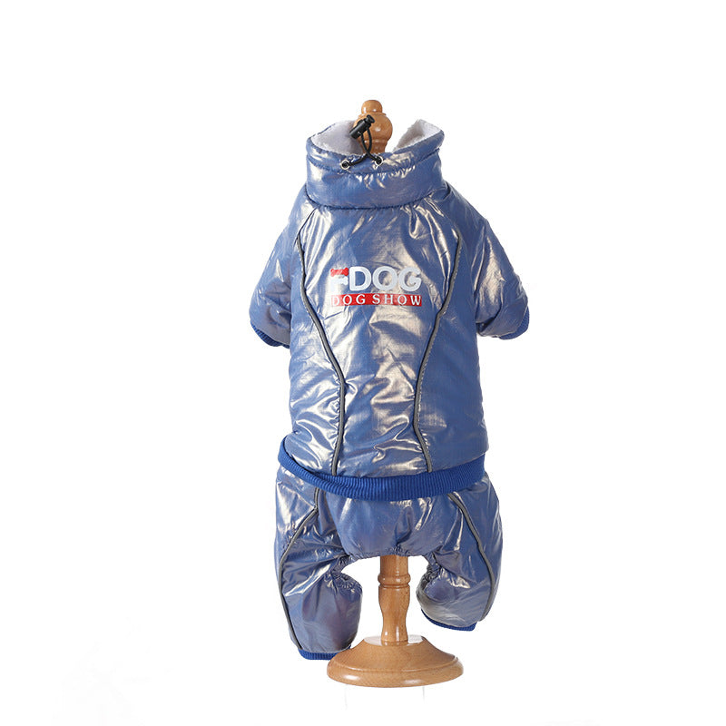 Windproof Hooded Down Jacket for Dogs