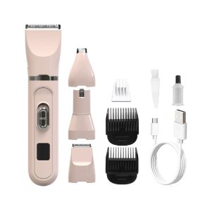 Four-in-One Pet Hair Clipper and Nail Grinder Set