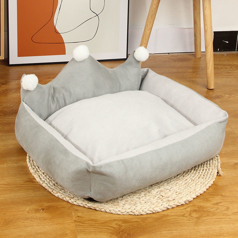 Crown Pet Bed for Medium and Small Dogs - Washable