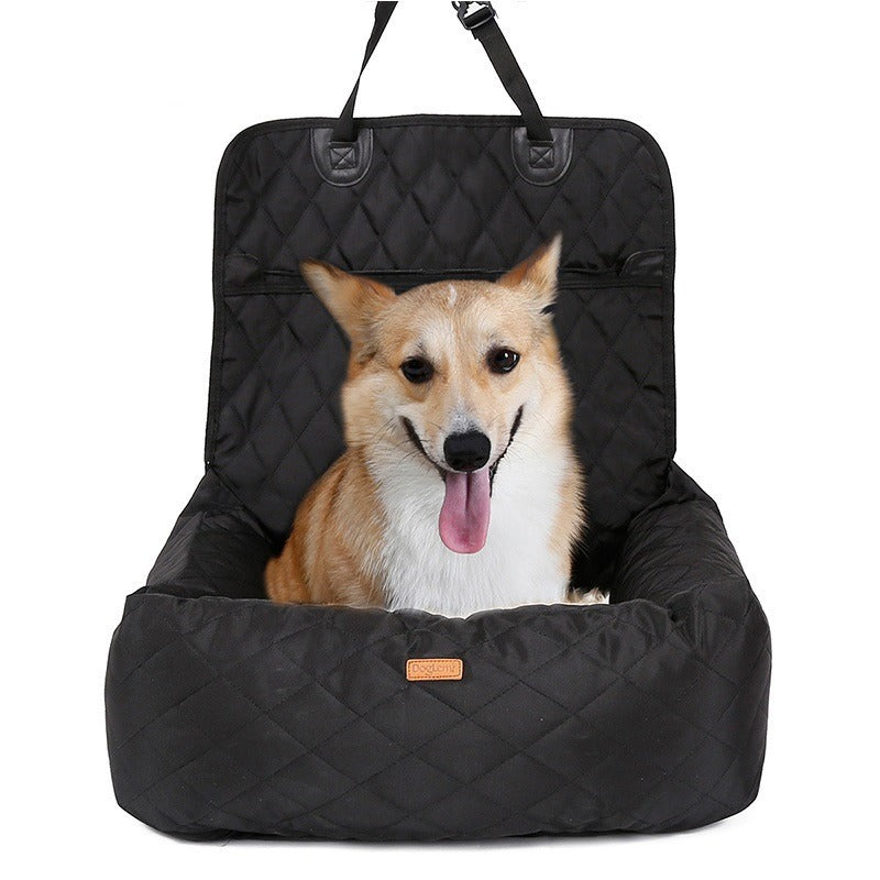 2-in-1 Foldable Dog Car Seat and Pet Bed